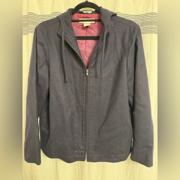 Pursuits Ltd Jackets & Blazers - Pursuits, Ltd - Navy Zip-Up jacket